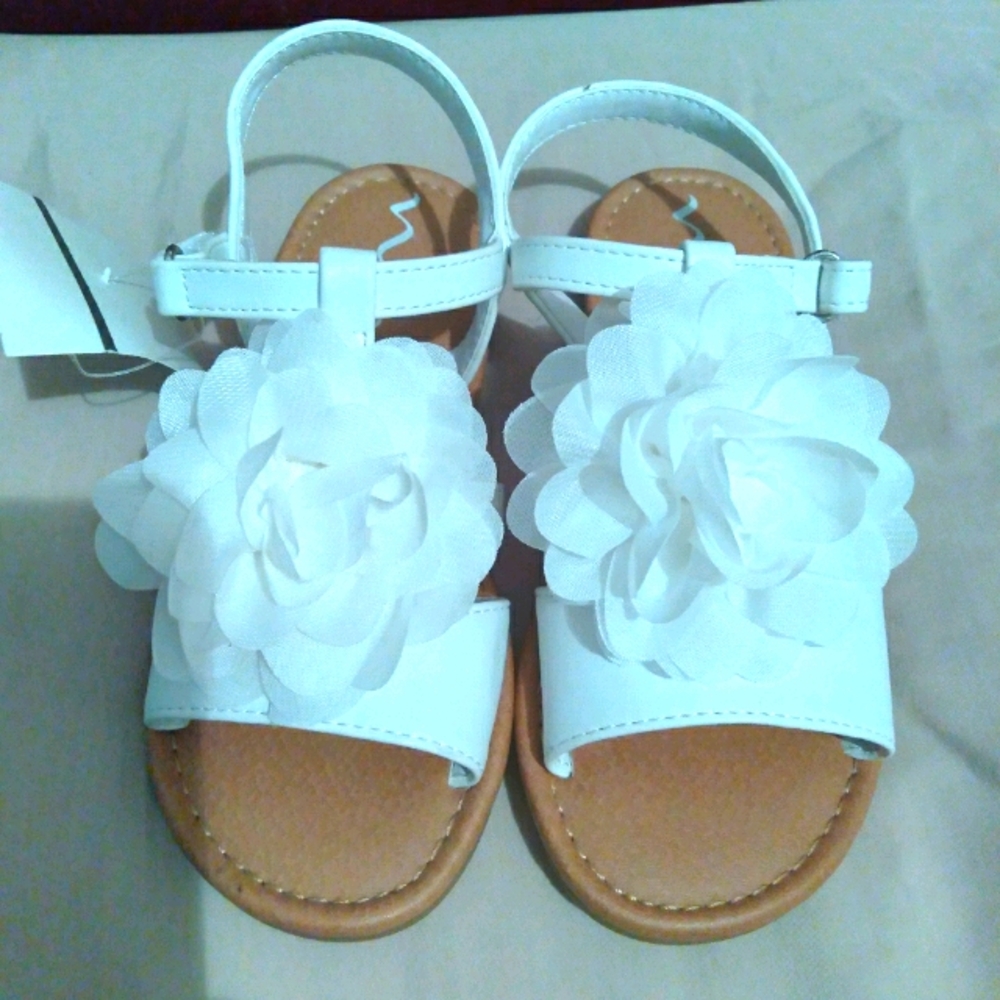 Girls White Sandals